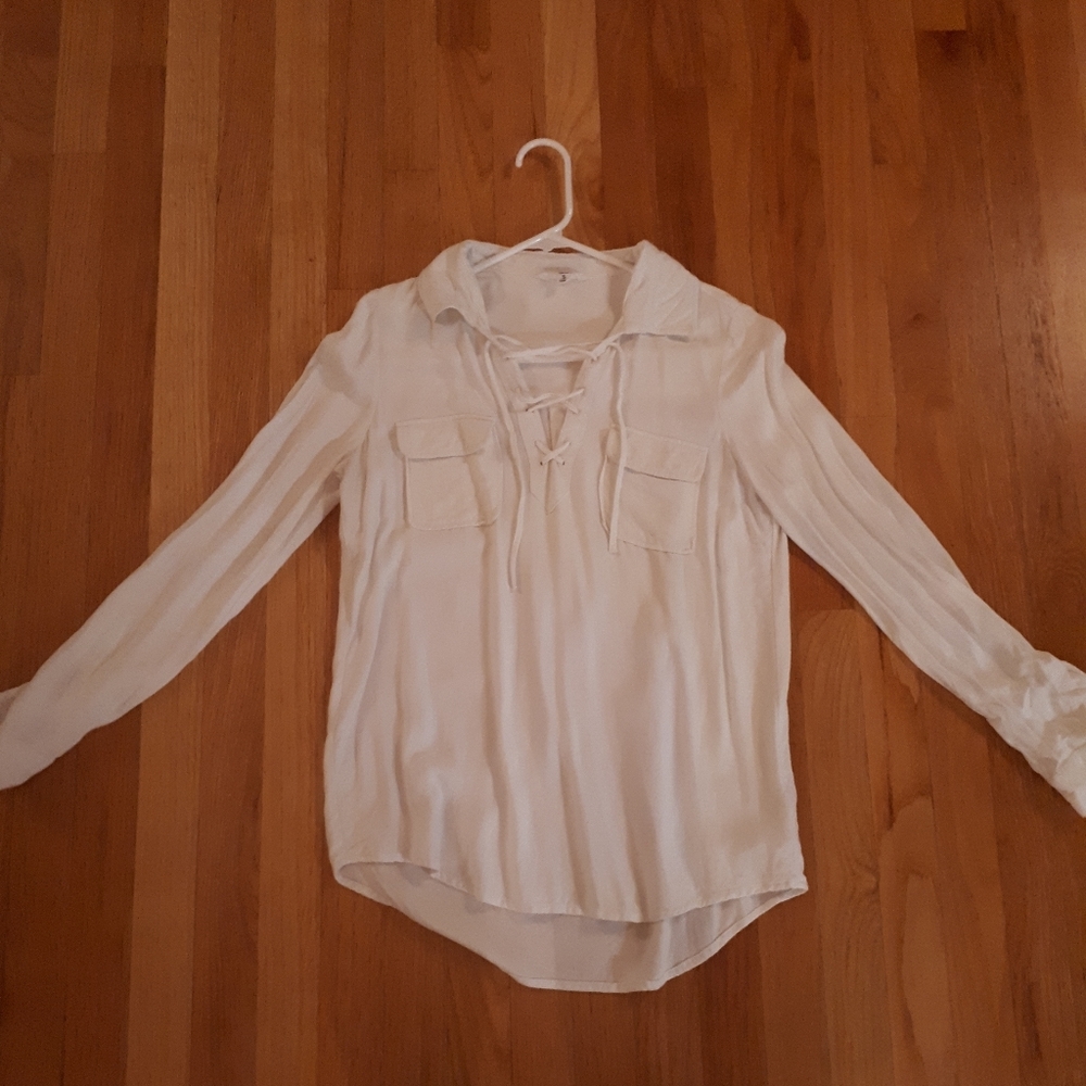 White long sleeve shirt